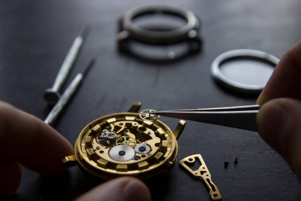 istock Mechanical watch repair 949164466