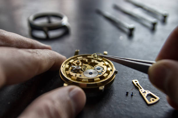 istock Mechanical watch repair 949164620