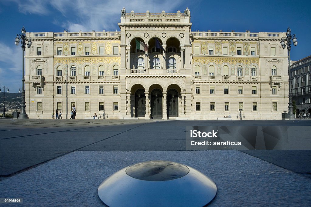 Hartmann Palace  Piazza Unità d'Italia Stock Photo