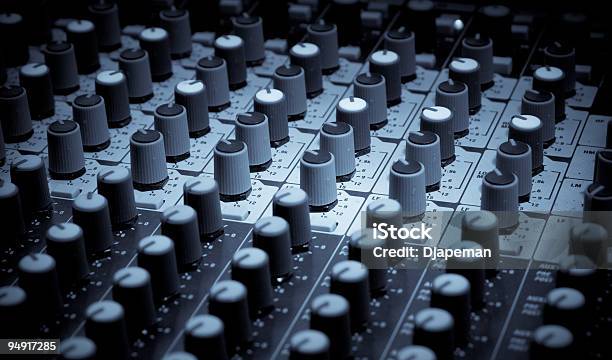 Audio Equipment Stock Photo - Download Image Now - Adjusting, Audio Equipment, Close-up