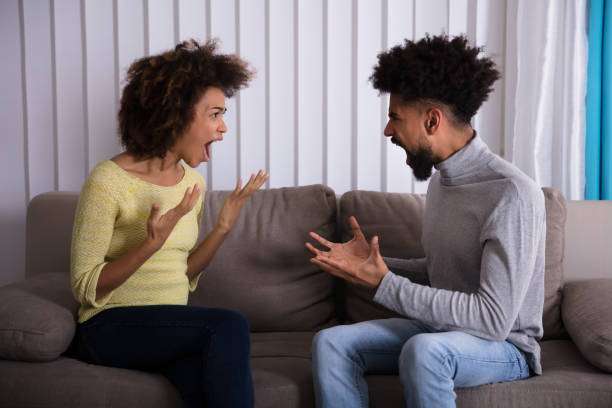istock Couple Quarreling With Each Other 949186080