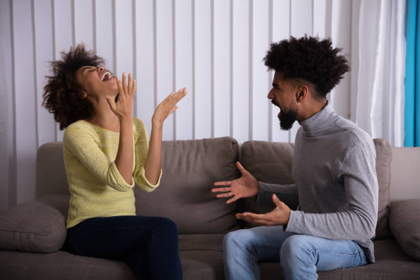 istock Couple Quarreling With Each Other 949186088
