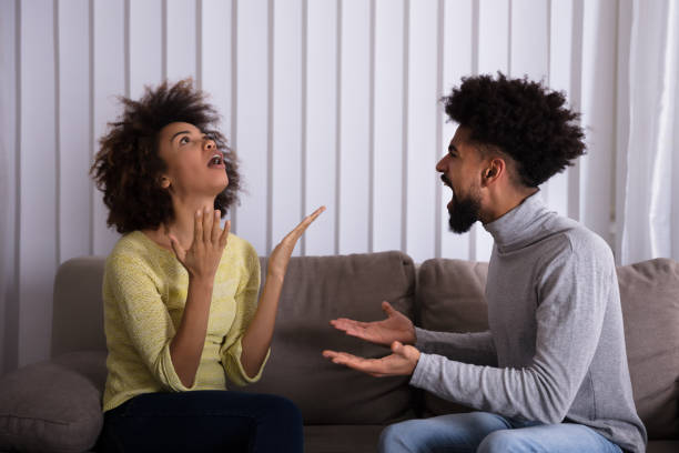 istock Couple Quarreling With Each Other 949186090