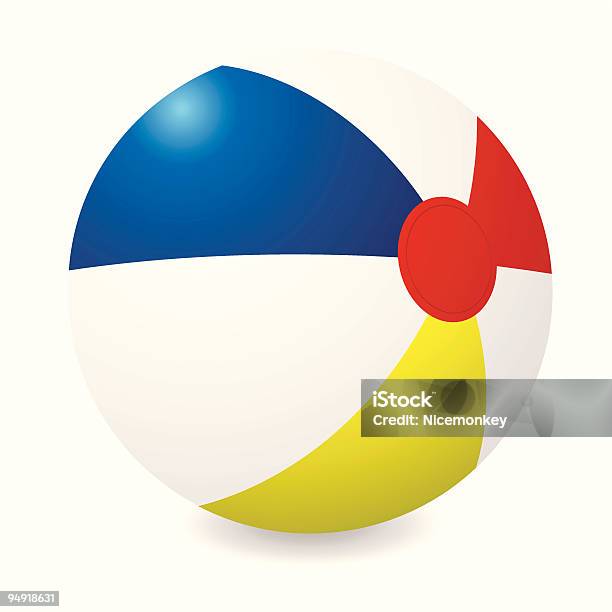 Beach Ball Stock Illustration - Download Image Now - Beach Ball, Red, Blue