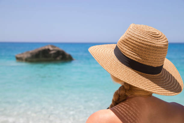 istock Young woman on the beach 949186564