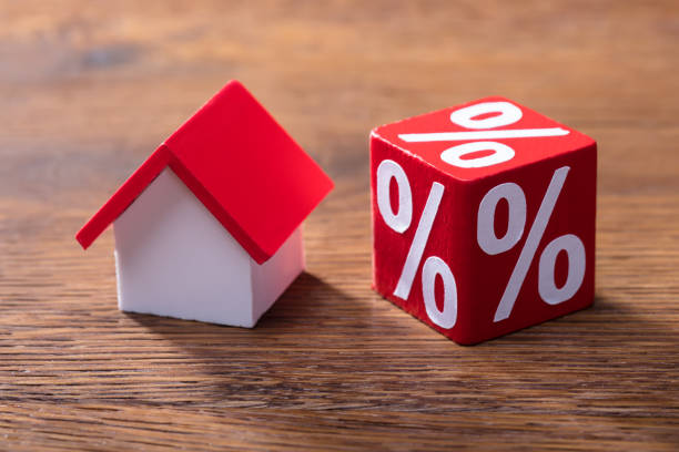 istock House Model And Percentage Red Block On Table 949187224