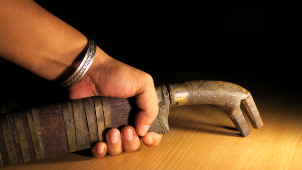 istock Hand Holding Acehnese traditional ancient machete 949190246
