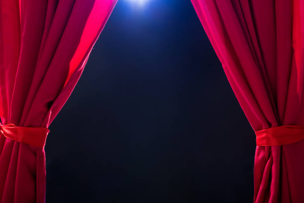 istock Close-up Of A Red Curtain 949190386