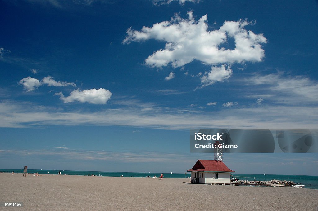 Casa sulla spiaggia - Foto stock royalty-free di Ambientazione tranquilla