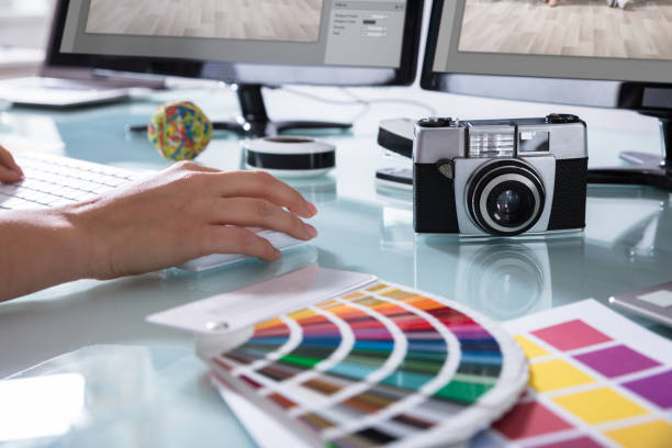 istock Close-up Of A Designer's Hand Working In Office 949195696