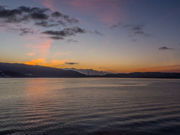 istock Sunset over the fjord 949198524