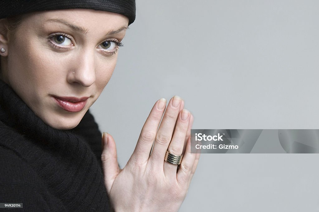 기도용 - 로열티 프리 갈색 머리 스톡 사진