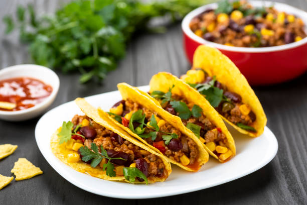 istock Mexican food - delicious tacos 949207770