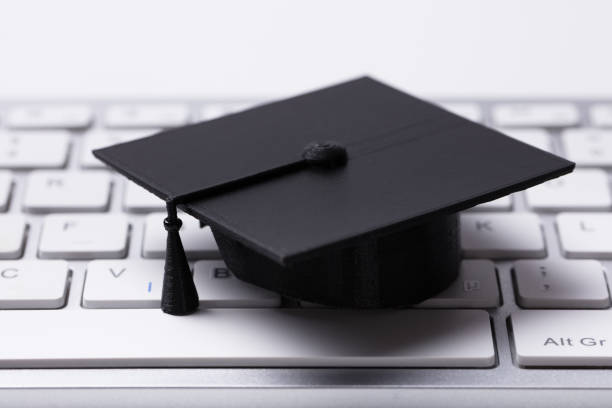 istock Close-up Of Black Graduation Cap 949208194