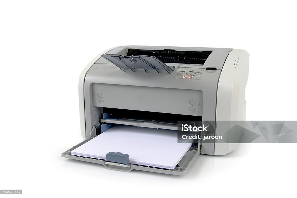 Impressora laser de Escritório - Royalty-free Impressora de Computador Foto de stock