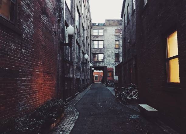 istock Quiet Apartment Complex in New Haven, Connecticut at Dawn 949219634