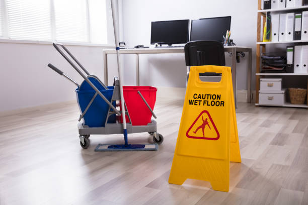 istock Wet Floor Caution Sign On Floor 949219880