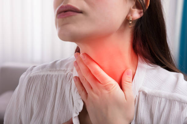 istock Woman Suffering From Sore Throat 949220246
