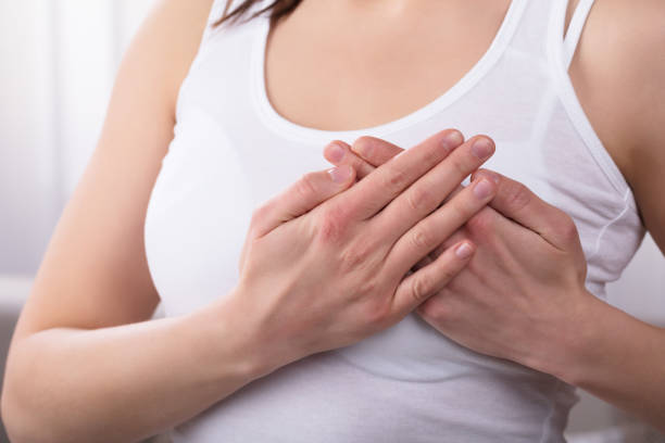 istock Woman Suffering From Breast Pain 949220502