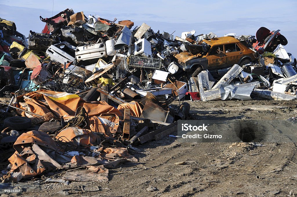 Scrapyard - Foto de stock de Abandonado royalty-free