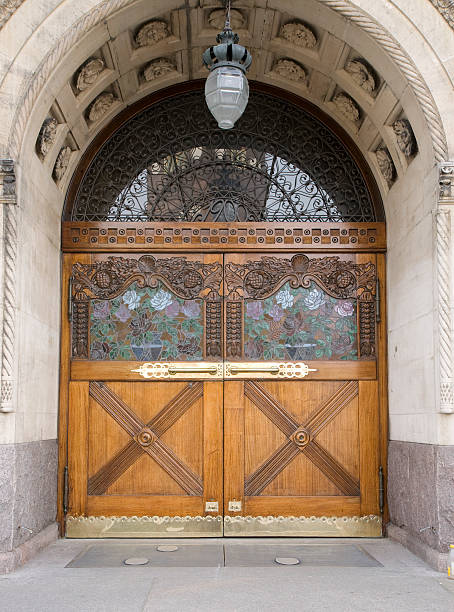 istock Door with Wood Carving 94922242
