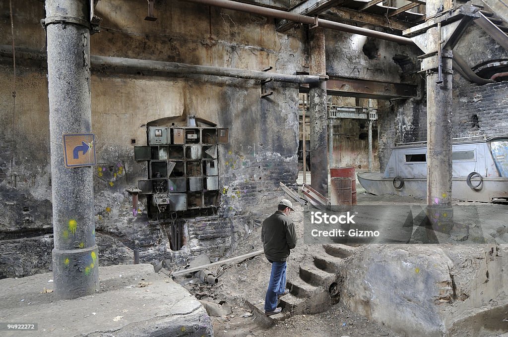 Antigua fábrica de azúcar - Foto de stock de Abandonado libre de derechos