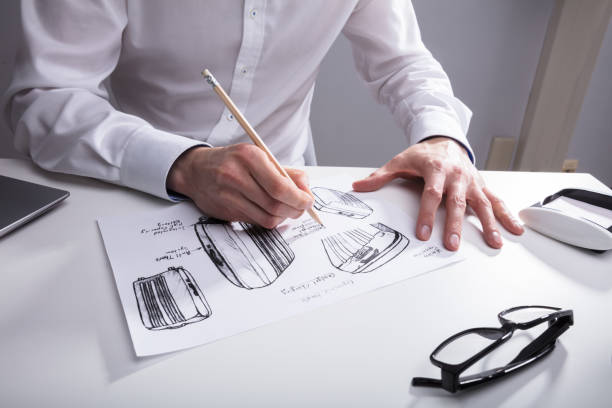 istock Artist Sketching On Paper With Pencil 949223702