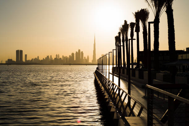 istock Panoramic view of Dubai from the Creek harbor 949225428