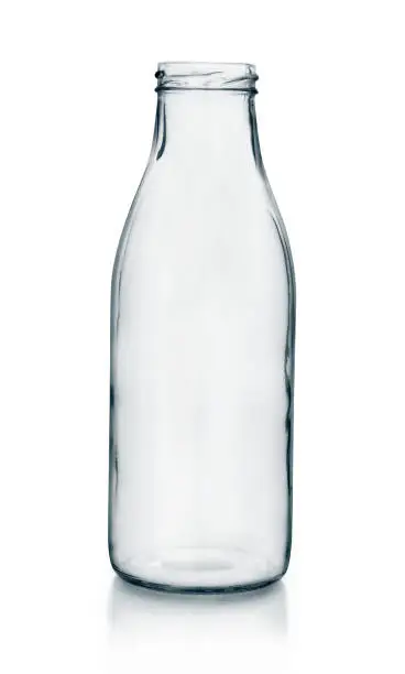 Photo of Empty milk bottle