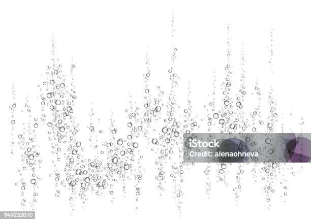 Air Or Water Bubbles Background Stock Illustration - Download Image Now - Bubble, Carbonated, Water