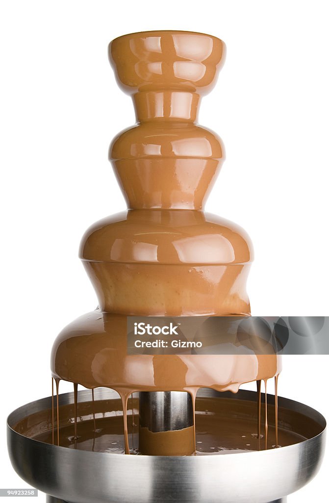 Fontana di cioccolato - Foto stock royalty-free di Cioccolato