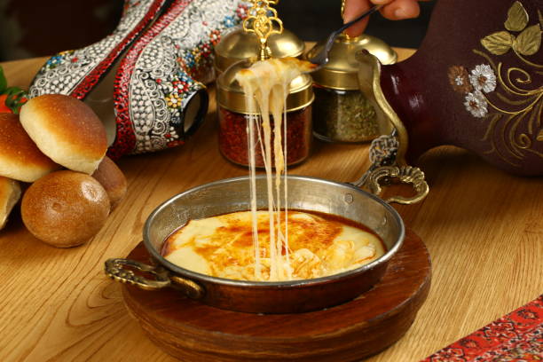 istock Kuymak - Muhlama - Mihlama - Turkish Traditional Fried Cheese 949235242