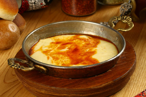 istock Kuymak - Muhlama - Mihlama - Turkish Traditional Fried Cheese 949235972