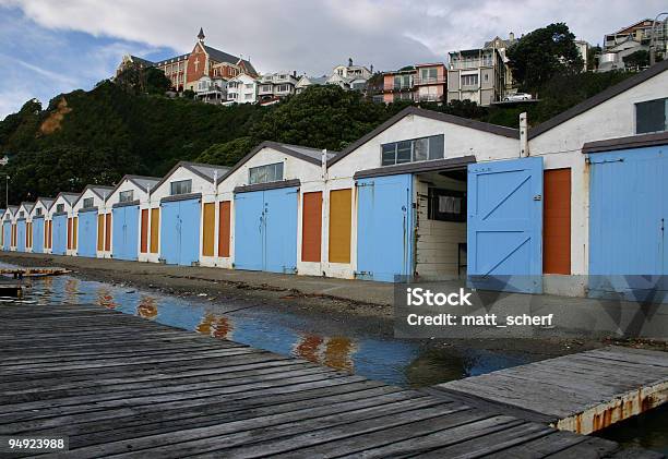 Boat Sheds Stock Photo - Download Image Now - Boathouse, Color Image, Commercial Dock