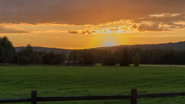 istock Sunset at Creamer's Field Wildlife Refuge 949243232