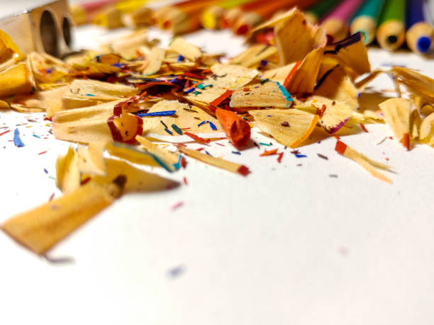 istock Colored Pencil Shavings, Pile of 949243460