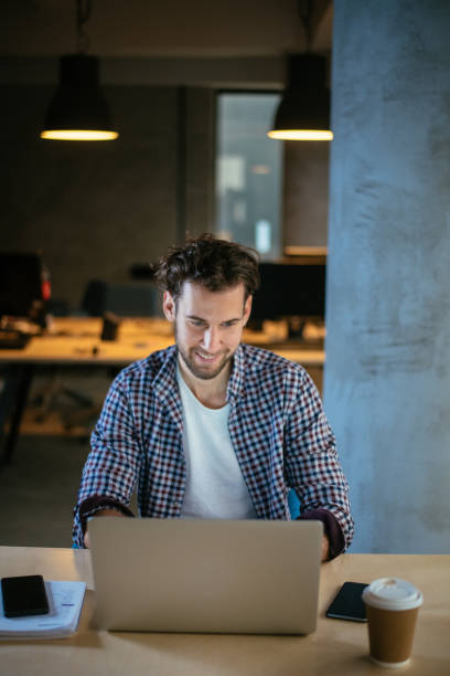 istock Social media manager in the office 949253210