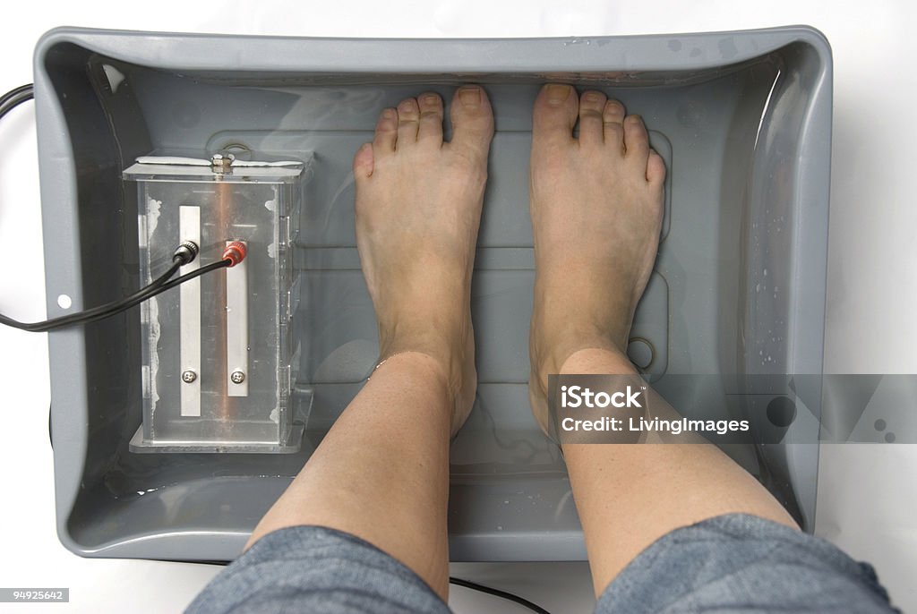 Jônico banho para os pés - Foto de stock de Detoxificação royalty-free