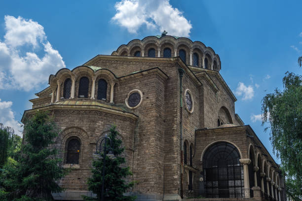 istock Back view of Cathedral of St. Nedelya (Sveta Nedelya) in Sofia, Bulgaria 949258316