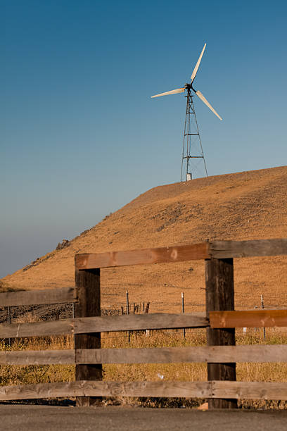 Windmill stock photo