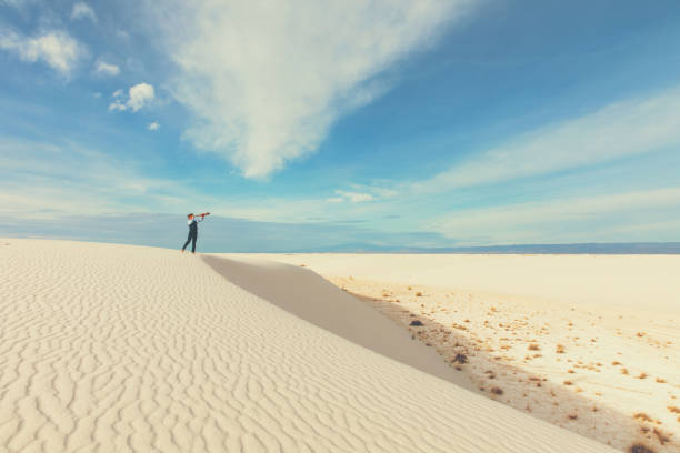 istock Young Business Boy Searches for Business Opportunity 949264942