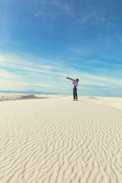 istock Young Business Boy Searches for Business Opportunity 949264996