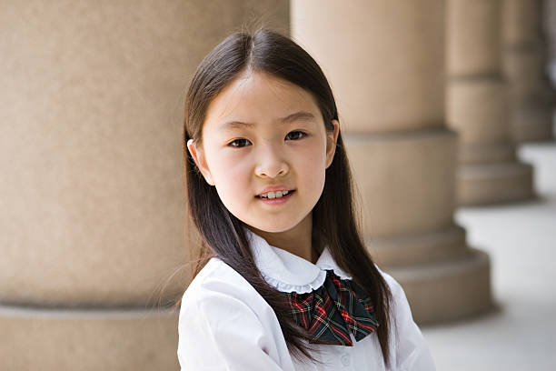 elementary schoolgirl smiling  9 stock pictures, royalty-free photos & images