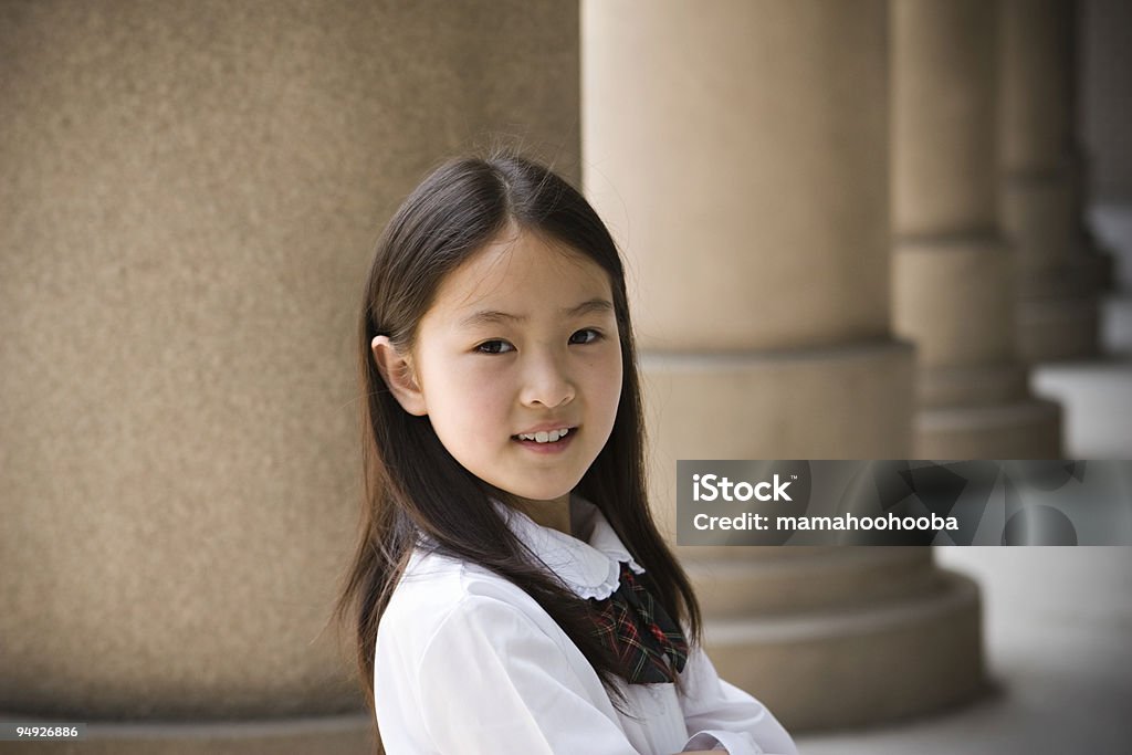 Elemental niña en edad escolar - Foto de stock de Japonés - Oriental libre de derechos