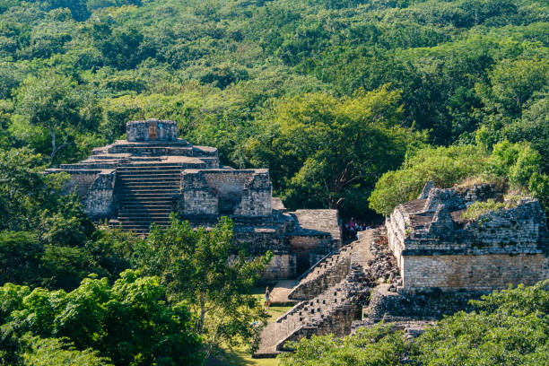 istock Ek Balam Ancient Mayan ruins in the jungle 949286194