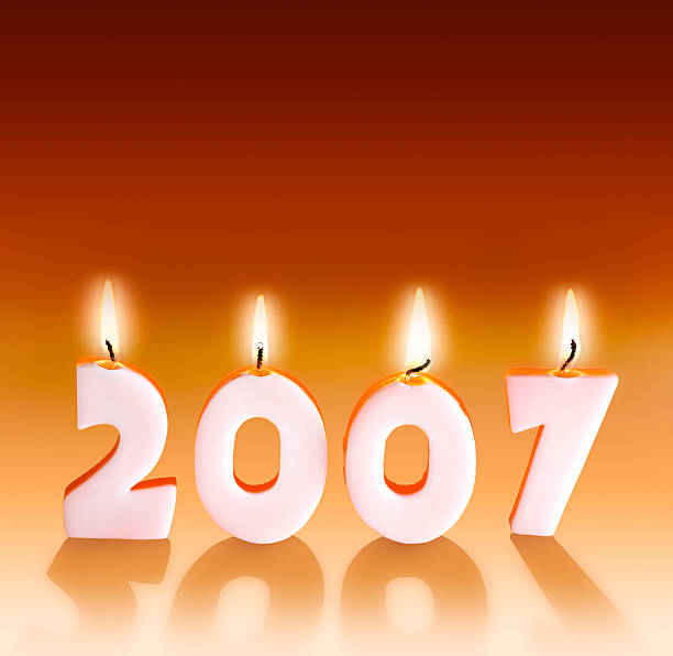 istock Candles happy new year 2007 94928801