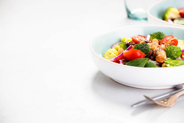 istock Healthy vegan energy boosting salad 949288790