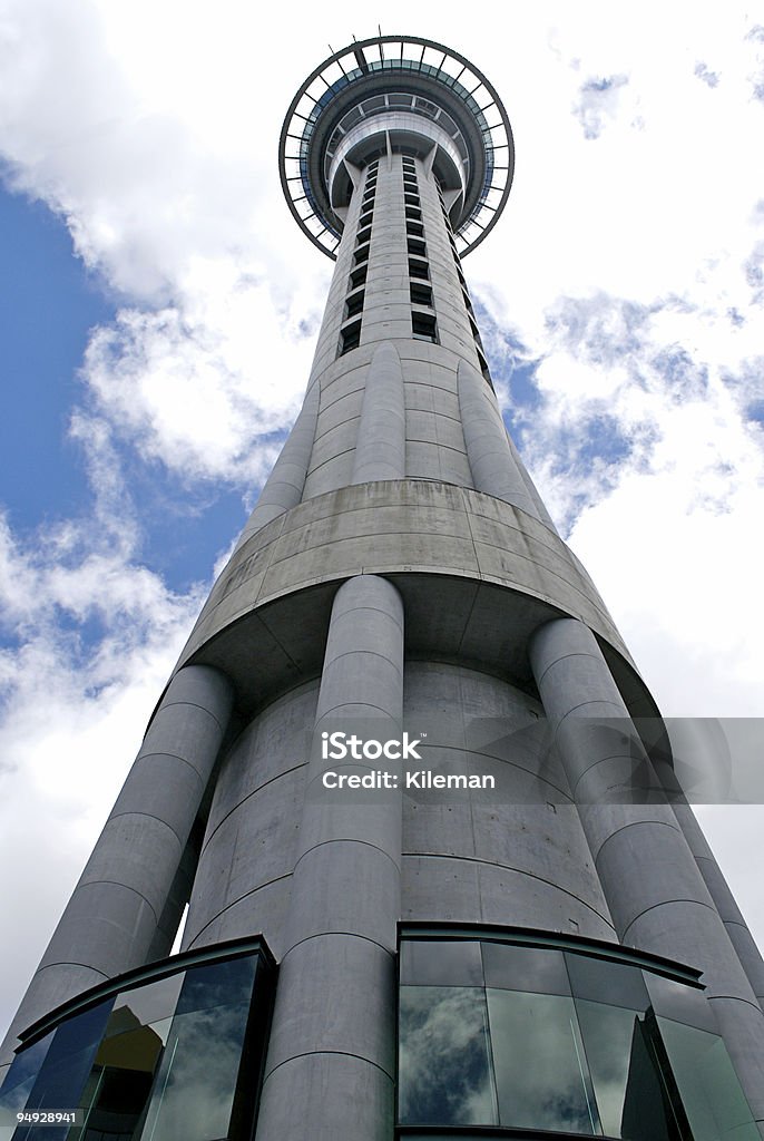 오클랜드 스카이 타워 - 로열티 프리 0명 스톡 사진