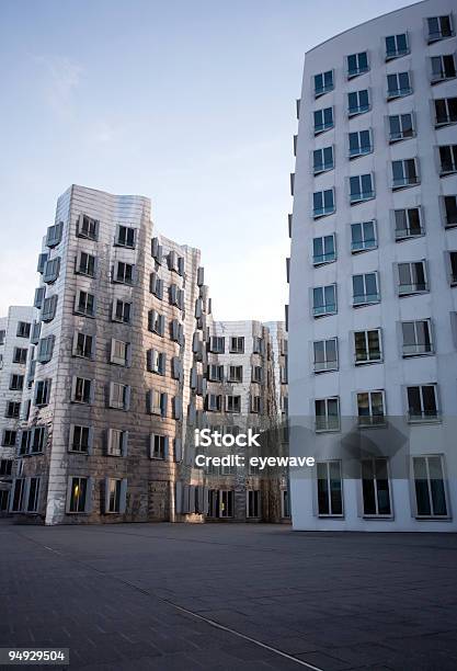 Modern Office Building At Dusseldorf Media Harbor Stock Photo - Download Image Now - Düsseldorf, Media Harbor, Aluminum