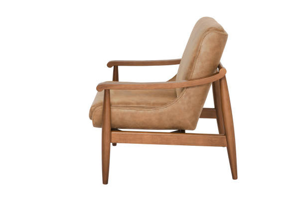 istock armchair. Modern designer chair on white background. Texture chair. 949295288